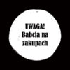 Panel wodoodporny uwaga babcia na zakupach 2