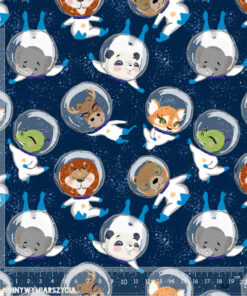 Alternative view of Ortalion wodoodporny zwierzęta astronauci noc