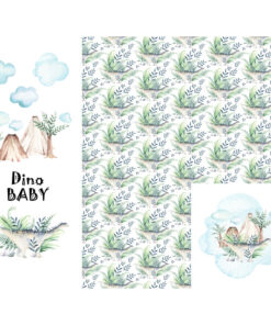 Panel śpiworkowy dino baby 155x120cm