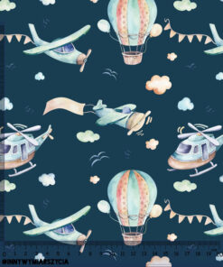 Alternative view of Tkanina wodoodporna samoloty helikoptery i balony 2