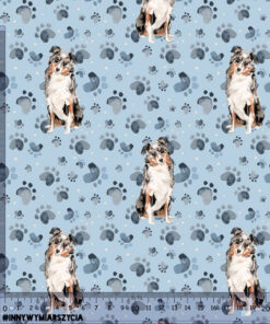 Alternative view of Tkanina wodoodporna Australian Shepherd simple dog 1