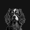 Panel welur Cavalier King Charles Spaniel 9