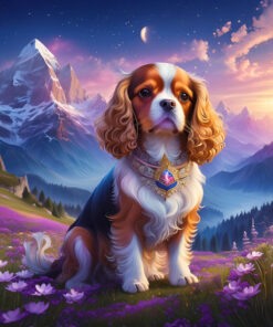 Panel welur Cavalier King Charles Spaniel 18