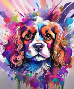 Panel welur Cavalier King Charles Spaniel 17