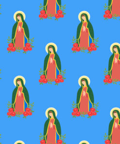 Welur tapicerski Lady of Guadalupe 5