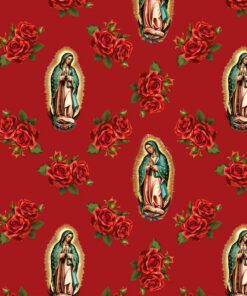 Welur tapicerski Lady of Guadalupe średnie 3