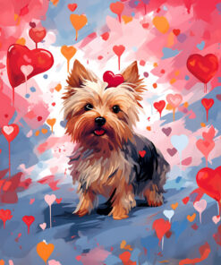 Panel wodoodporny pies yorkshire terrier 7
