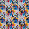 Welur tapicerski psy yorki Yorkshire Terrier 10