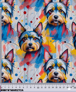 Alternative view of Welur tapicerski psy yorki Yorkshire Terrier 10
