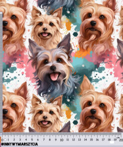 Alternative view of Welur tapicerski psy yorki Yorkshire Terrier 3