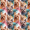 Tkanina wodoodporna psy yorki Yorkshire Terrier 3