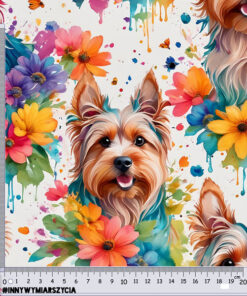 Alternative view of Welur tapicerski psy yorki Yorkshire Terrier 4