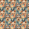 Welur tapicerski psy yorki Yorkshire Terrier 7