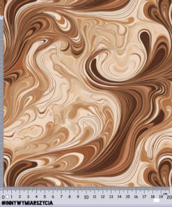 Alternative view of Tkanina wodoodporna mocha mousse abstrakcja 14