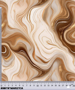 Alternative view of Tkanina wodoodporna mocha mousse abstrakcja 16