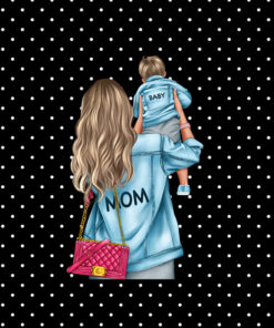 Panel wodoodporny boy mom mama i syn blond 2