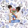 Panel wodoodporny boy mom mama i syn light rose 1