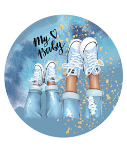 Panel wodoodporny my baby trampki niebieskie 1