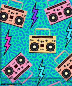 Alternative view of Tkanina wodoodporna muzyka boombox