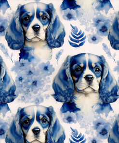 Welur tapicerski cavalier king charles spaniel 1