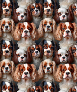 Welur tapicerski cavalier king charles spaniel 3
