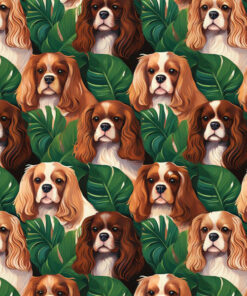 Welur tapicerski cavalier king charles spaniel 10