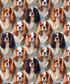 Welur tapicerski cavalier king charles spaniel 5