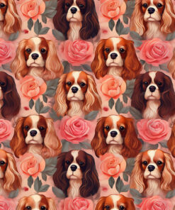Welur tapicerski cavalier king charles spaniel 9