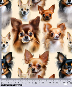 Alternative view of Welur tapicerski chihuahua długowłose 1