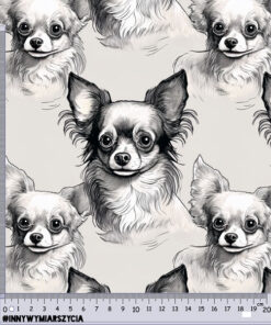 Alternative view of Welur tapicerski chihuahua długowłose 2
