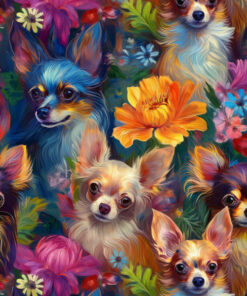 Welur tapicerski chihuahua długowłose 3