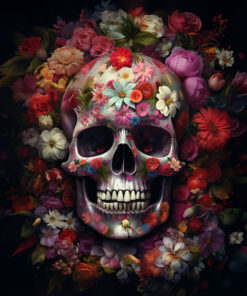 Panel wodoodporny czaszka sugar skull 6