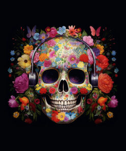 Panel wodoodporny czaszka sugar skull 7