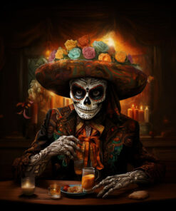 Panel wodoodporny dia de los Muertos 8