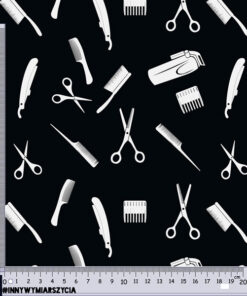 Alternative view of Tkanina wodoodporna fryzjer barber 3