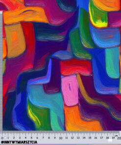 Alternative view of Welur tapicerski geometryczna abstrakcja 4