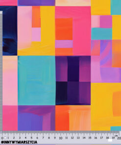 Alternative view of Welur tapicerski geometryczna abstrakcja 7