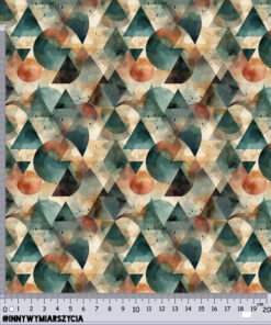 Alternative view of Welur tapicerski geometryczna elegancja 1