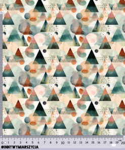 Alternative view of Welur tapicerski geometryczna elegancja 2