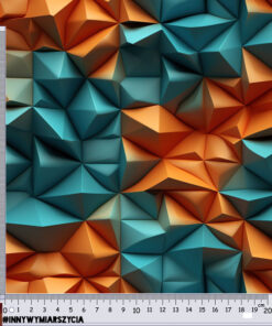 Alternative view of Welur tapicerski geometryczna harmonia 1