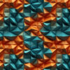 Welur tapicerski geometryczna harmonia 1
