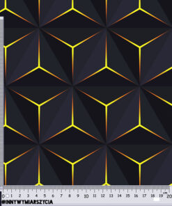 Alternative view of Welur tapicerski geometryczna harmonia 7