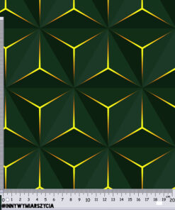 Alternative view of Welur tapicerski geometryczna harmonia 8