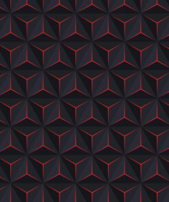 Tkanina wodoodporna geometryczna harmonia mała 6