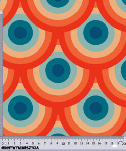 Alternative view of Welur tapicerski manila retro pattern 1