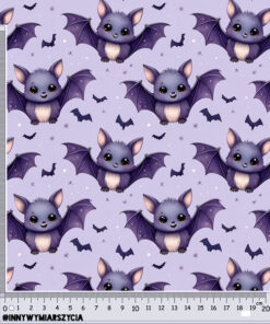 Alternative view of Welur tapicerski halloween słodkie nietoperze 38