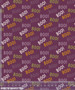 Alternative view of Tkanina wodoodporna halloween boo