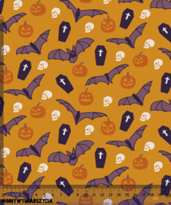 Alternative view of Tkanina wodoodporna halloween nietoperze