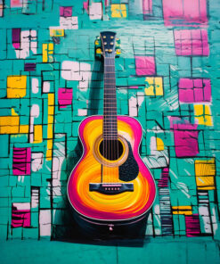 Panel wodoodporny instrumenty gitara 17