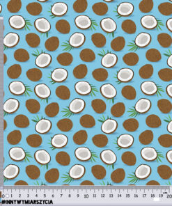 Alternative view of Tkanina wodoodporna owoce kokosy małe 2